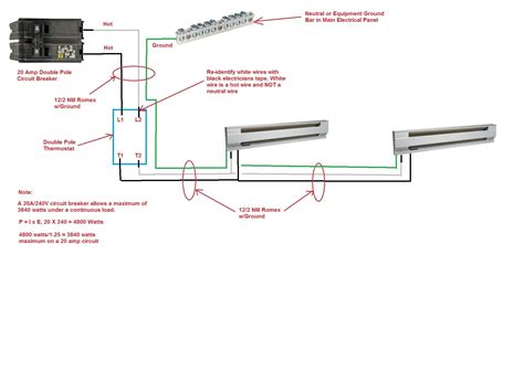 For baseboard heater wiring How do